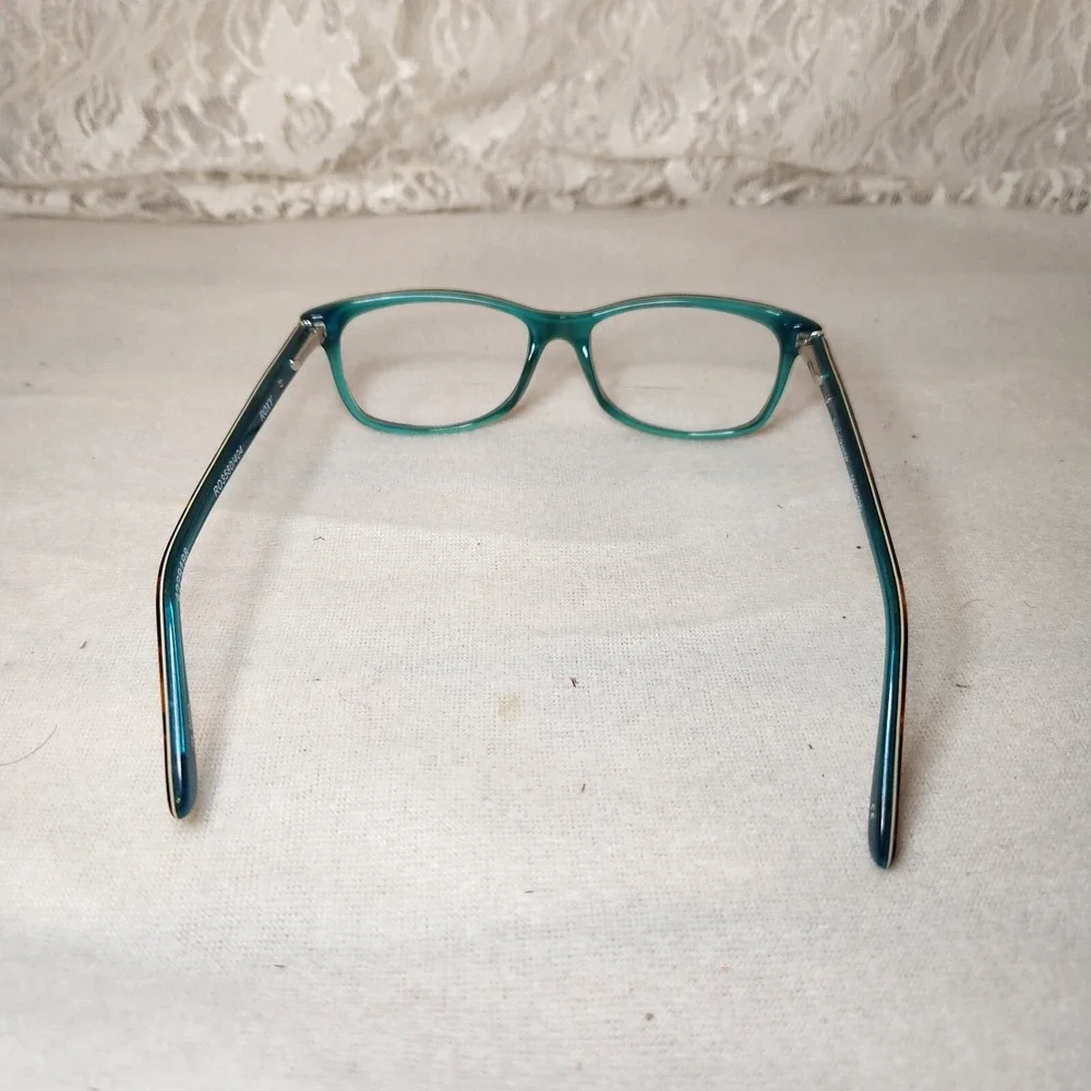 Roxy Eyeglasses 4229198 RO3580/404 Glasses Frames Only Blue/Transp Faux Tortus